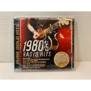 1980's Radio Hits: Pure Gold Hits by Various Artists (CD, Sony)